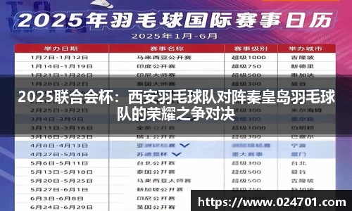 2025联合会杯：西安羽毛球队对阵秦皇岛羽毛球队的荣耀之争对决